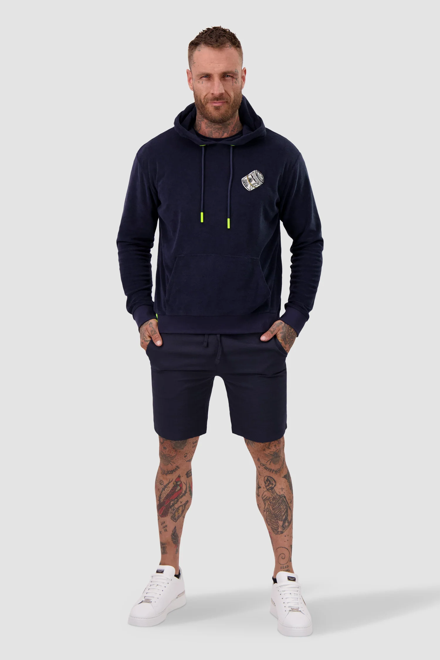 Bain de Mer Navy The Wall Street Hoodie - Image 3