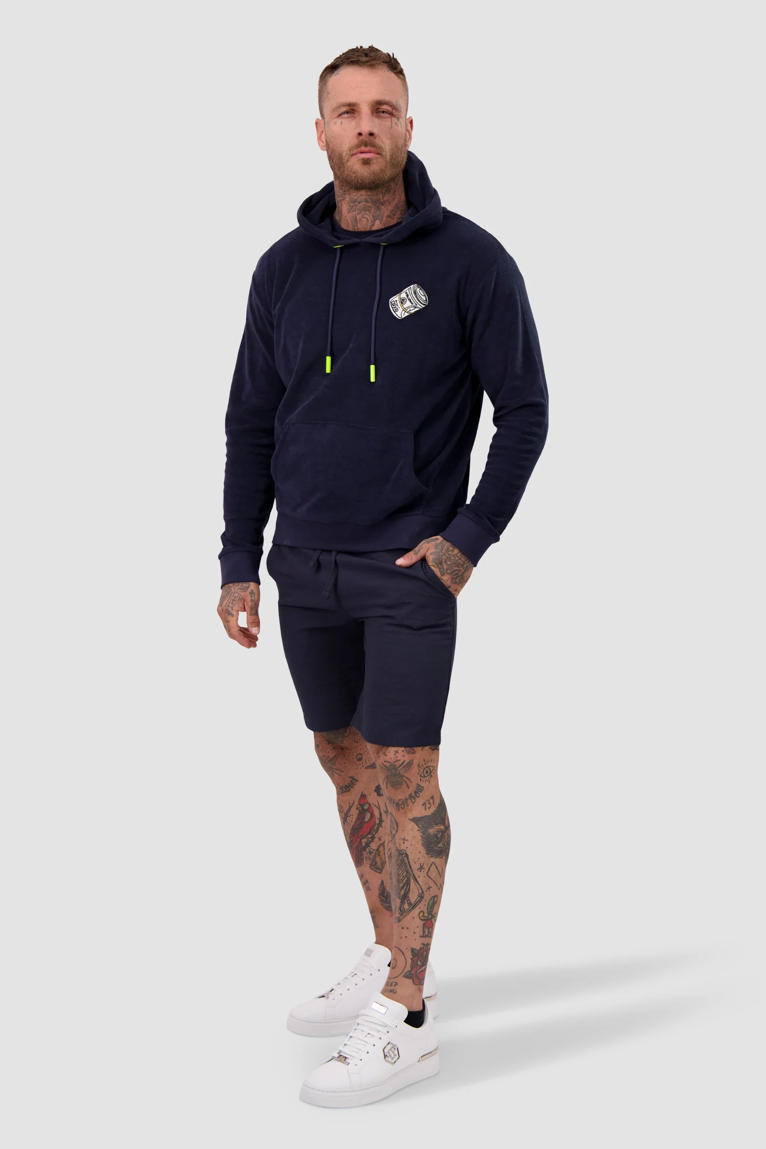 Bain de Mer Navy The Wall Street Hoodie - Image 4