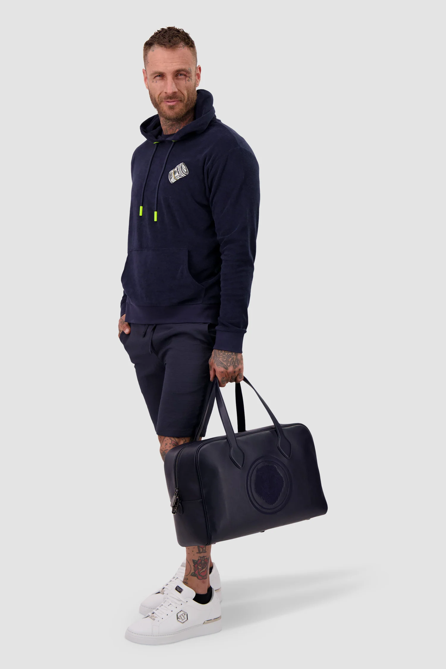 Bain de Mer Navy The Wall Street Hoodie - Image 5