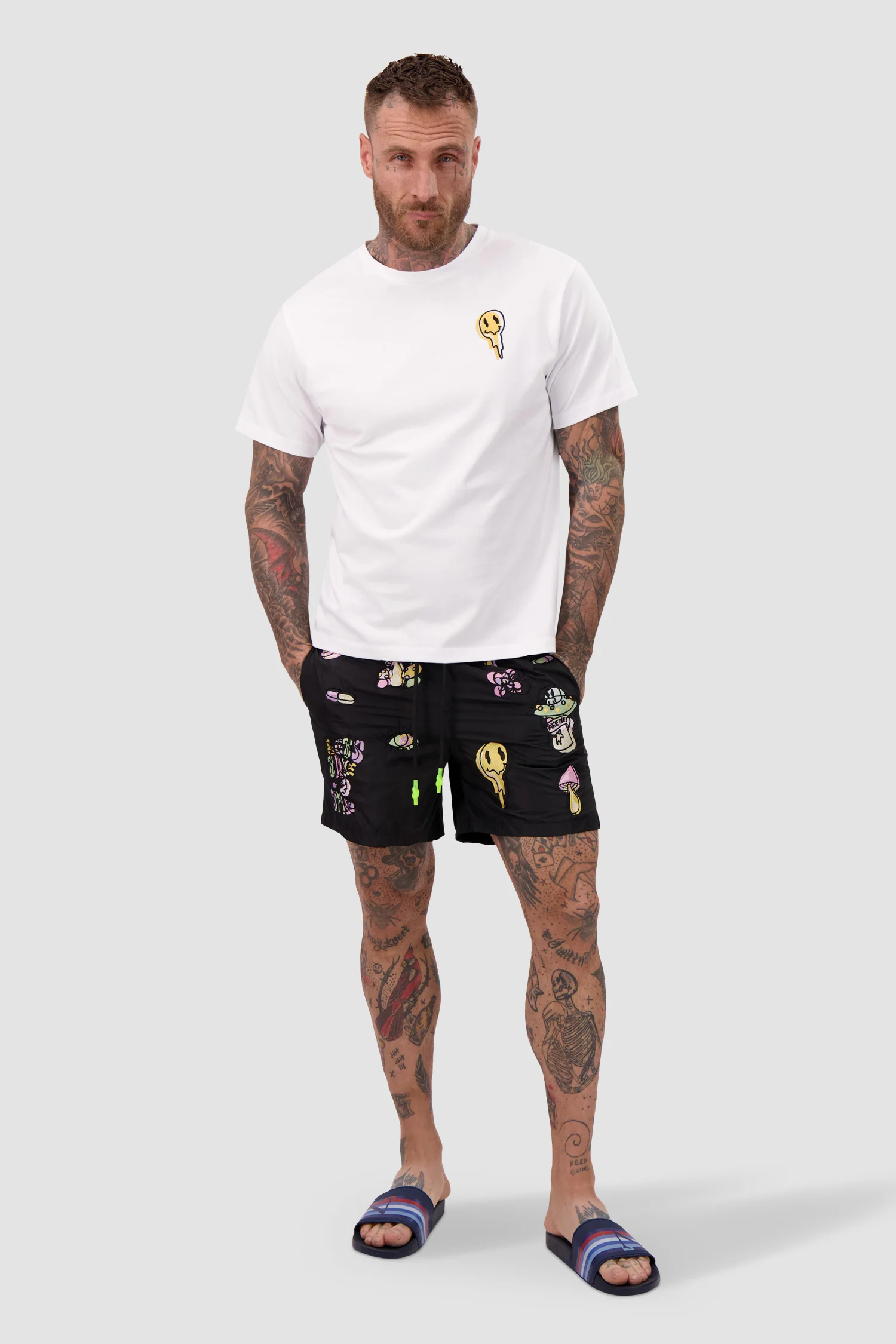 Bain de Mer White The Trip T-Shirt - Image 3
