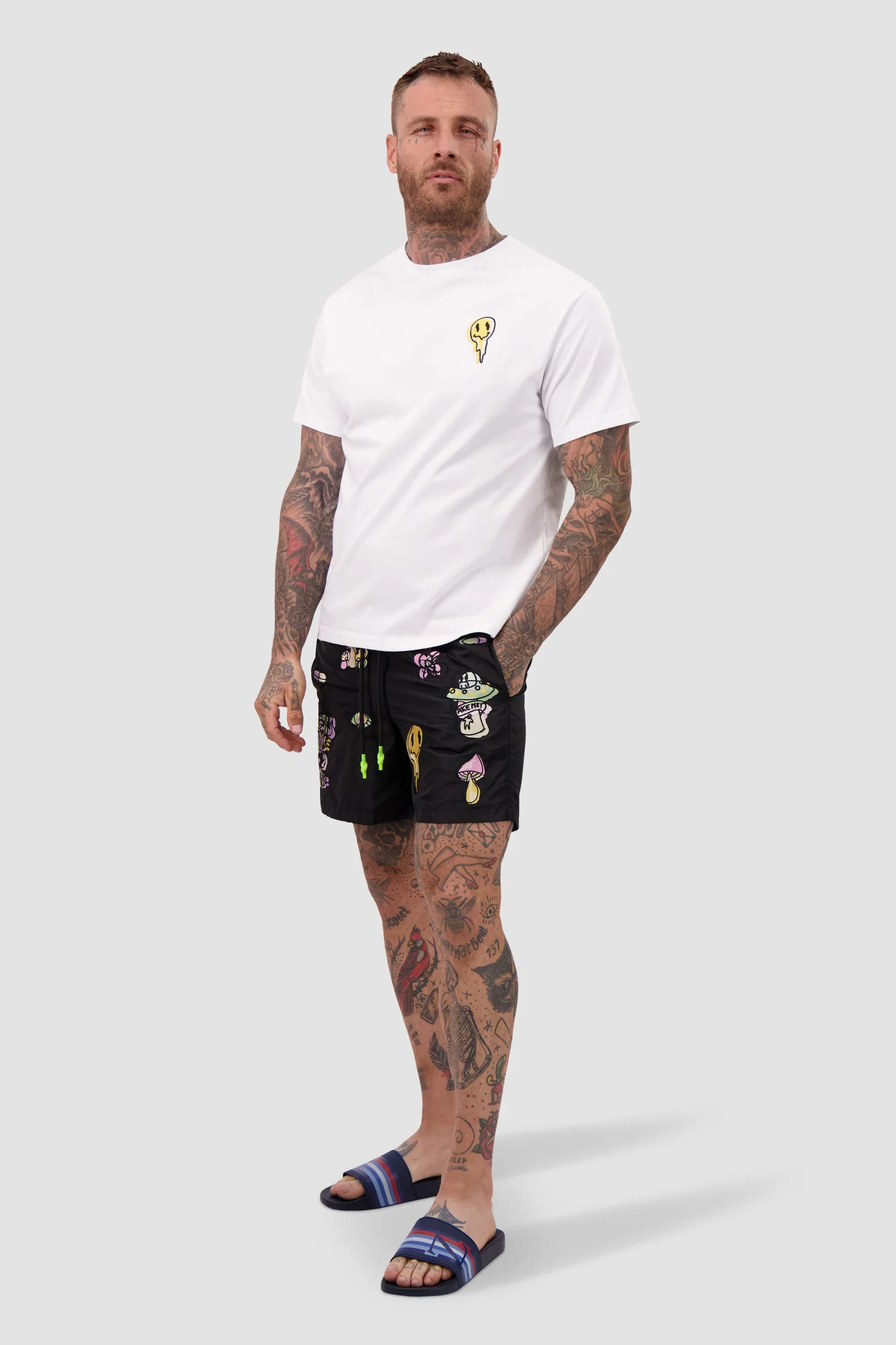 Bain de Mer White The Trip T-Shirt - Image 4