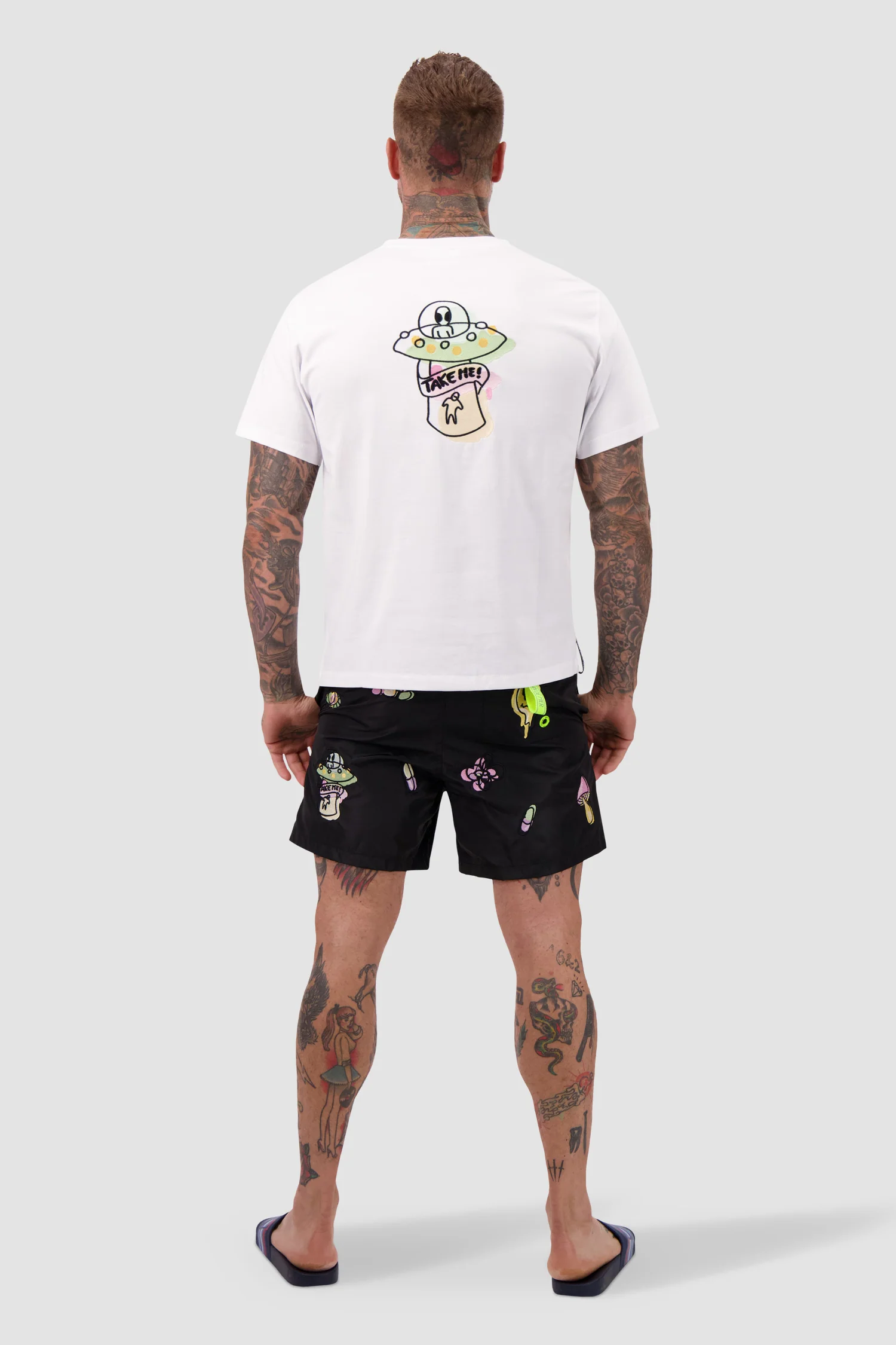 Bain de Mer White The Trip T-Shirt - Image 5