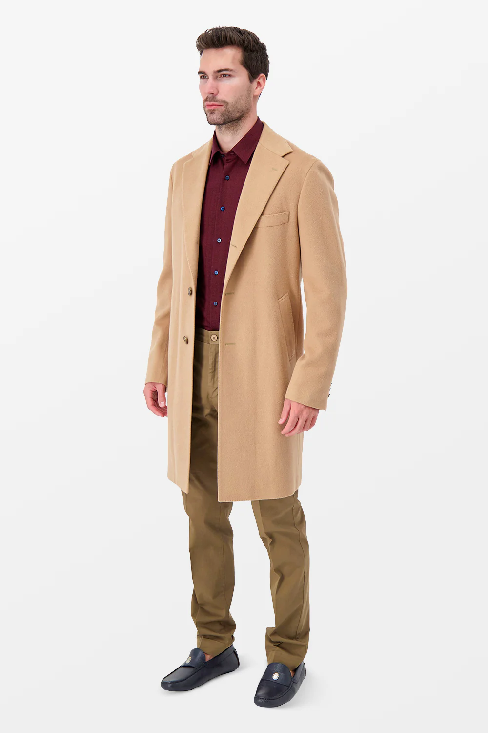 Barba Napoli Beige Brio Coat - Image 3