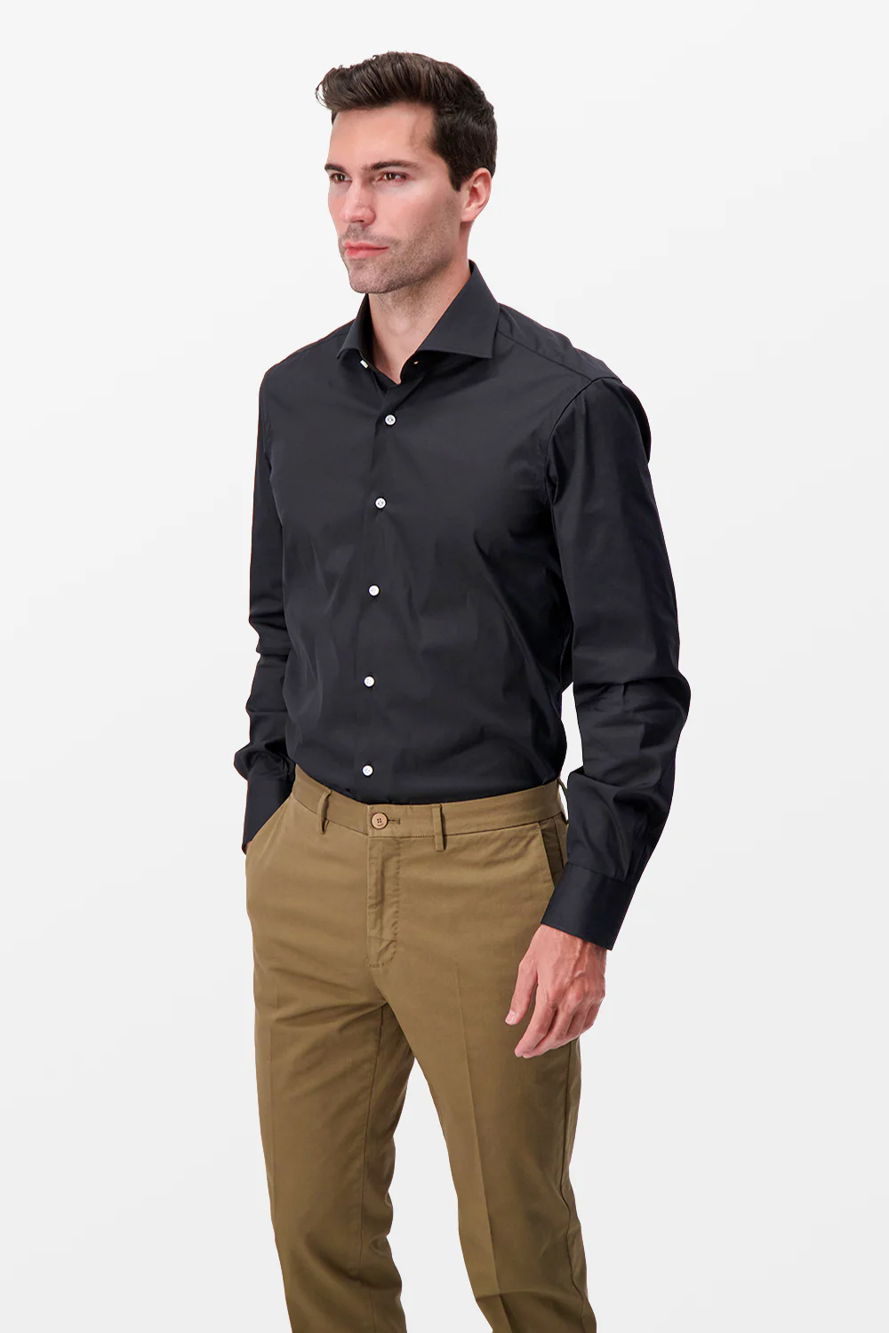 Barba Napoli Black Classic Shirt - Image 3