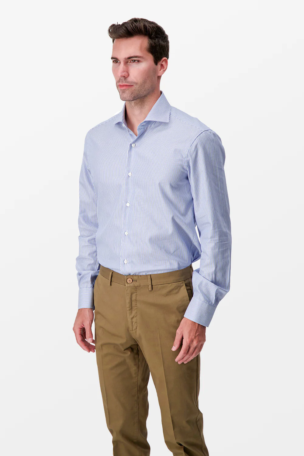 Barba Napoli Blue Classic Shirt - Image 3