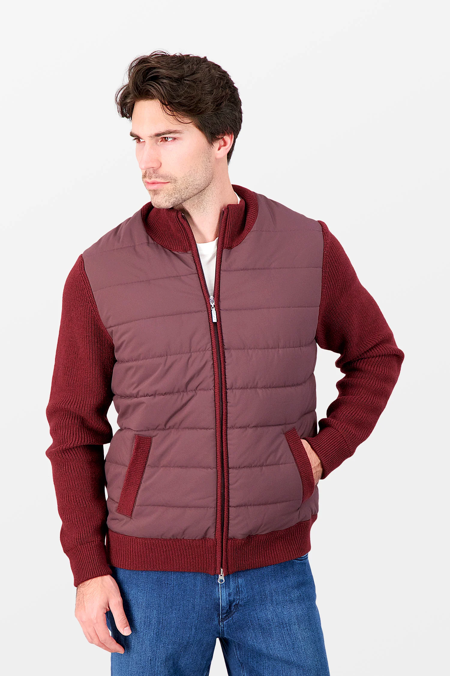 Barba Napoli Burgundy Sweater - Image 3