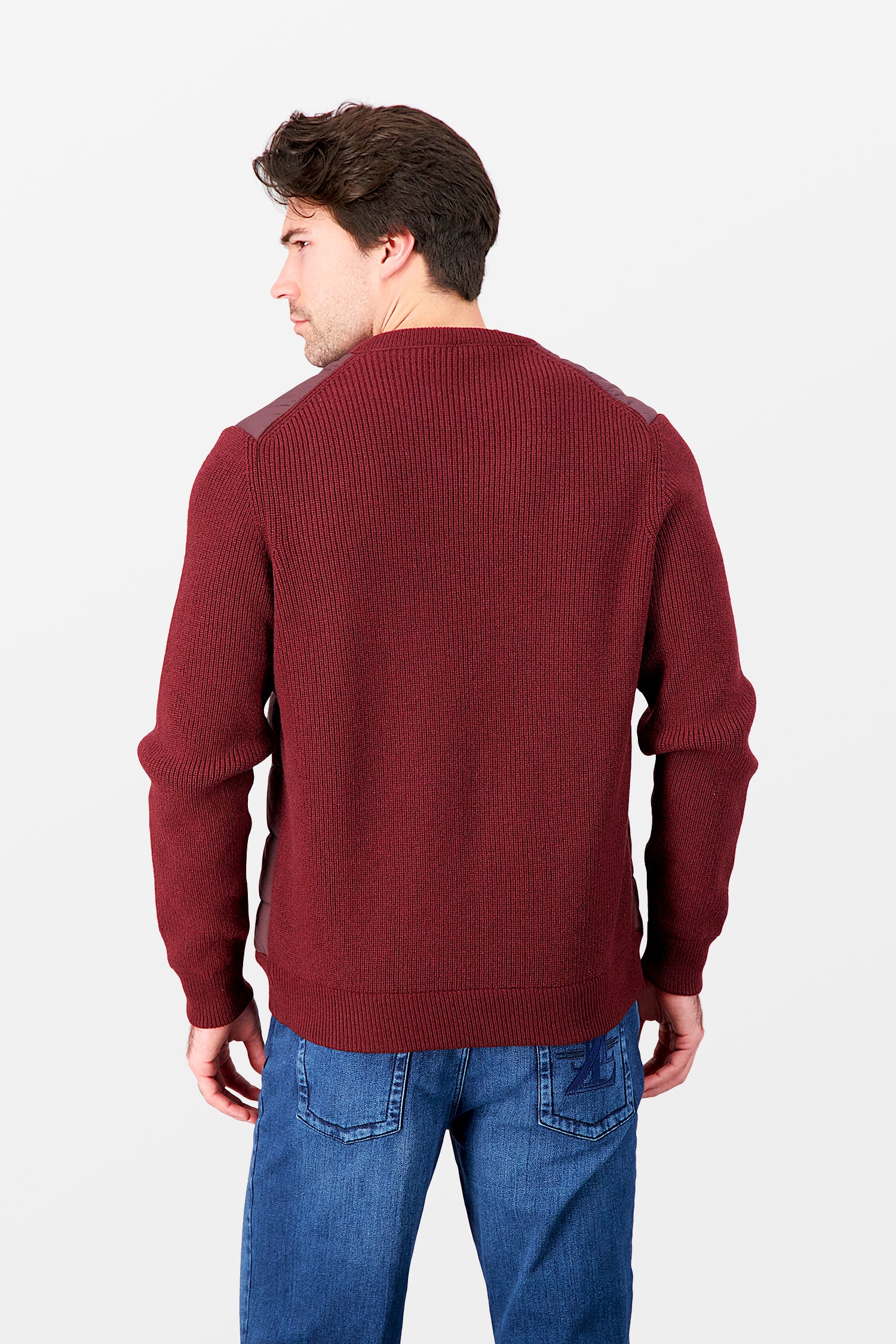 Barba Napoli Burgundy Sweater - Image 5