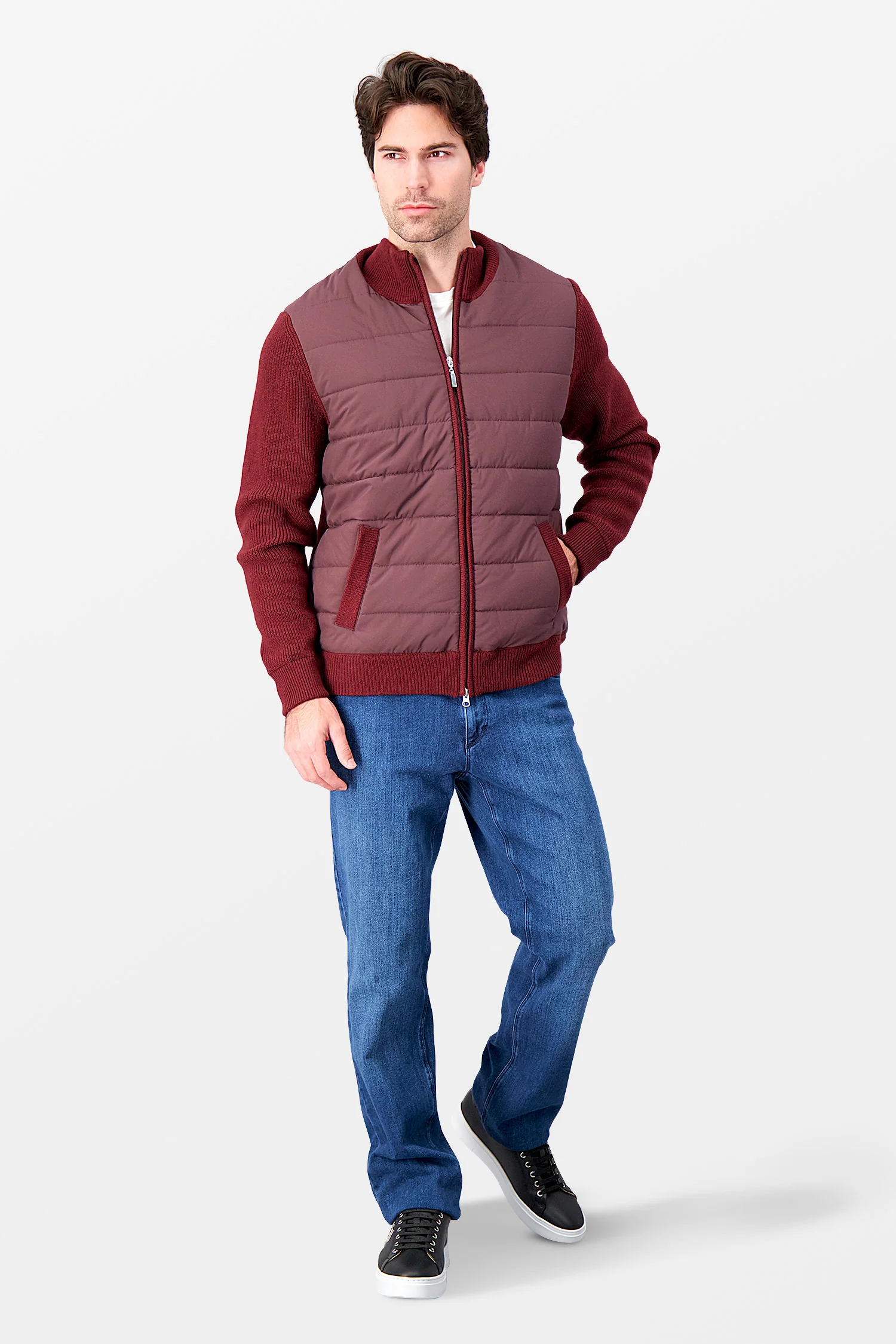 Barba Napoli Burgundy Sweater - Image 6