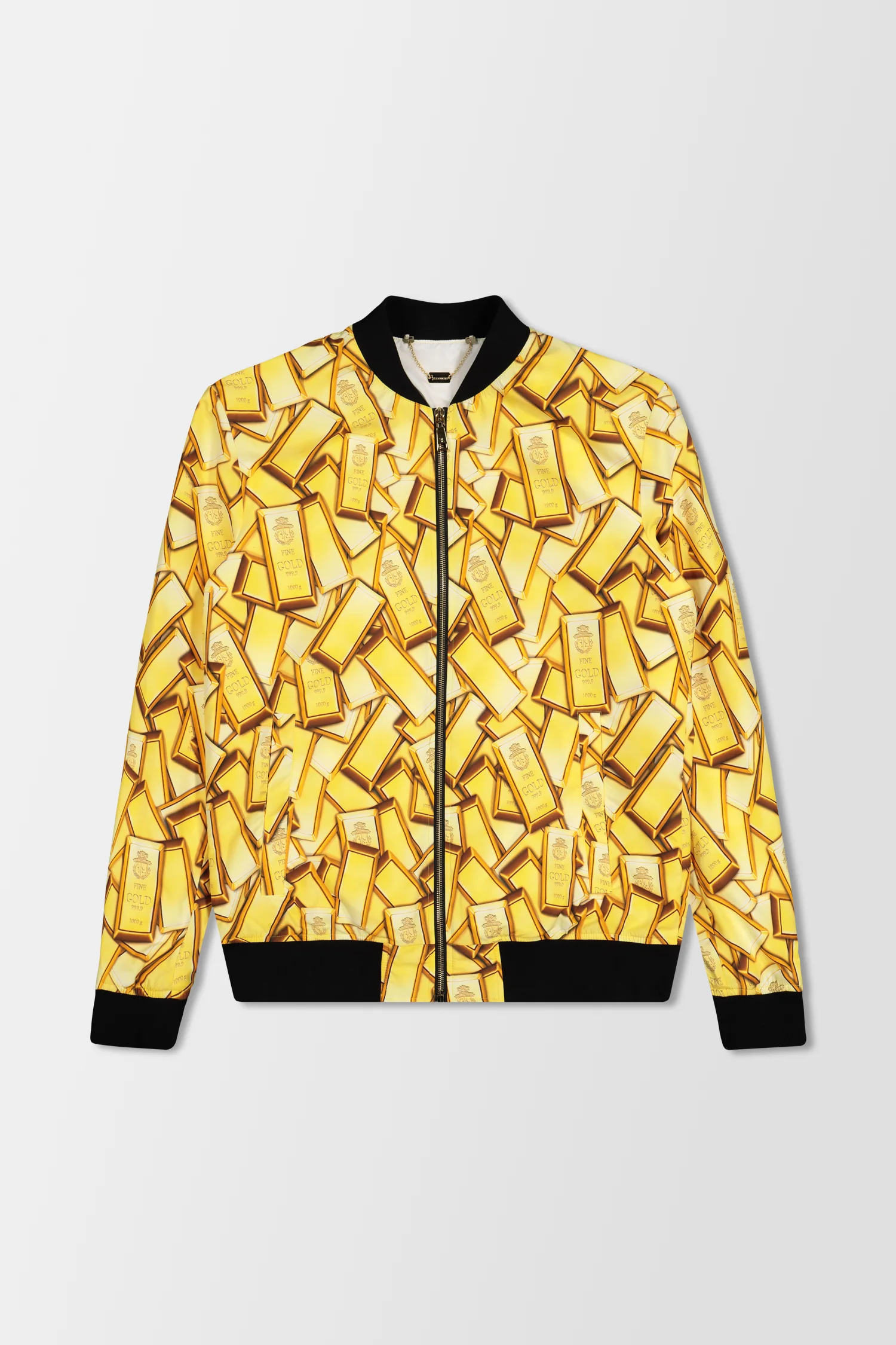 Billionaire Gold Bomber Jacket