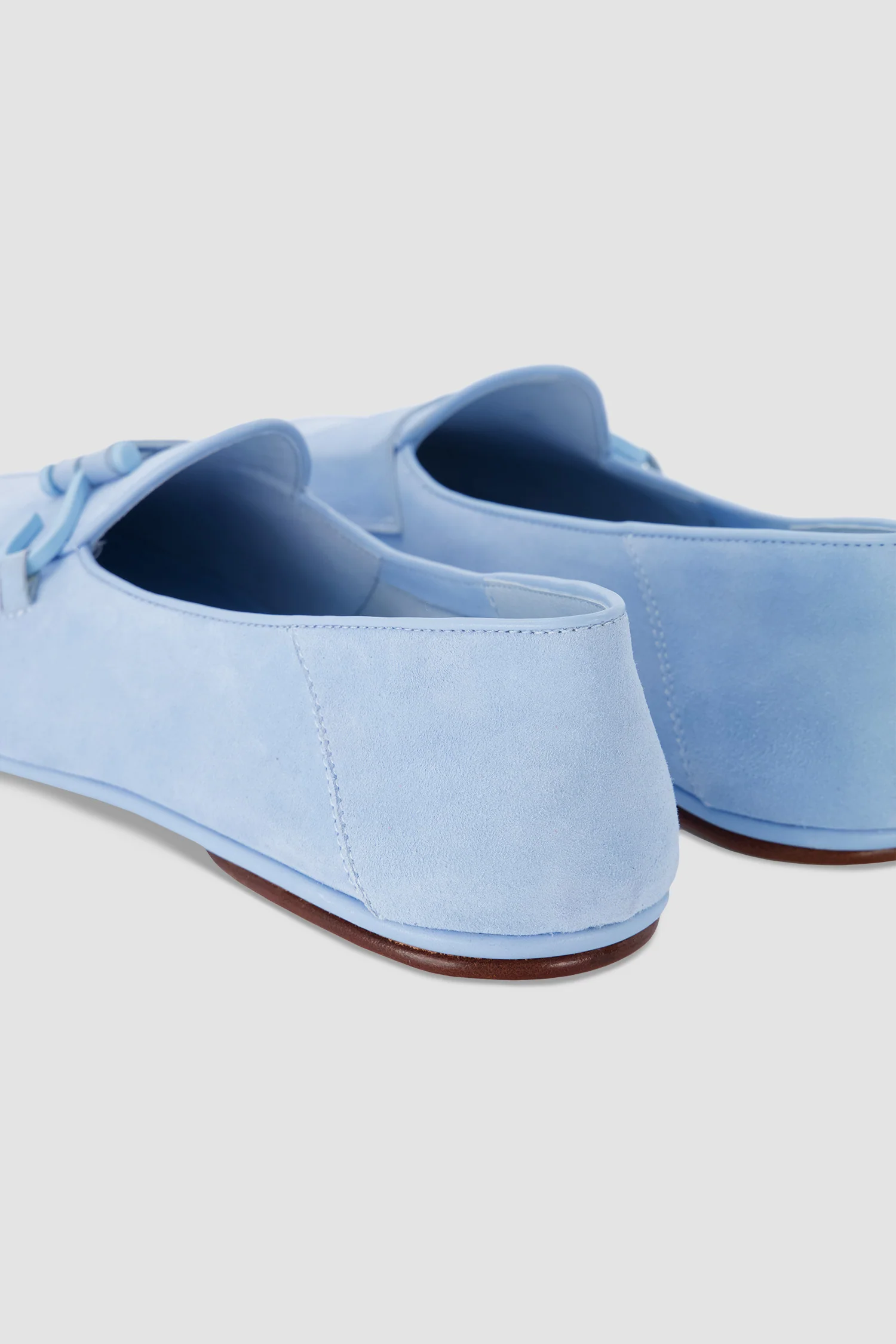Edhen Milano Comporta Fly Light Blue Suede Loafers - Image 4