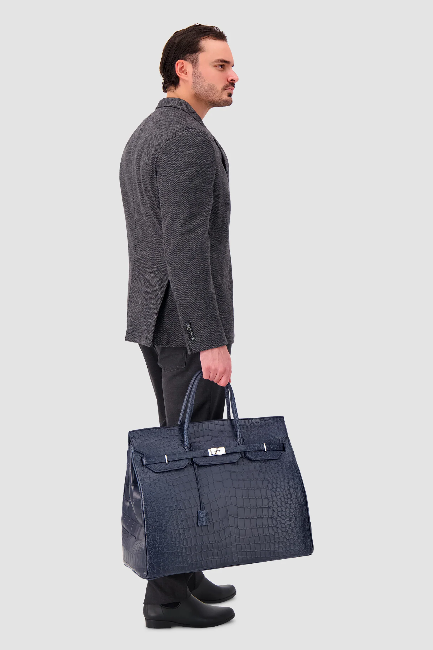 Hettabretz Porosus Travel Bag - Navy - Image 8