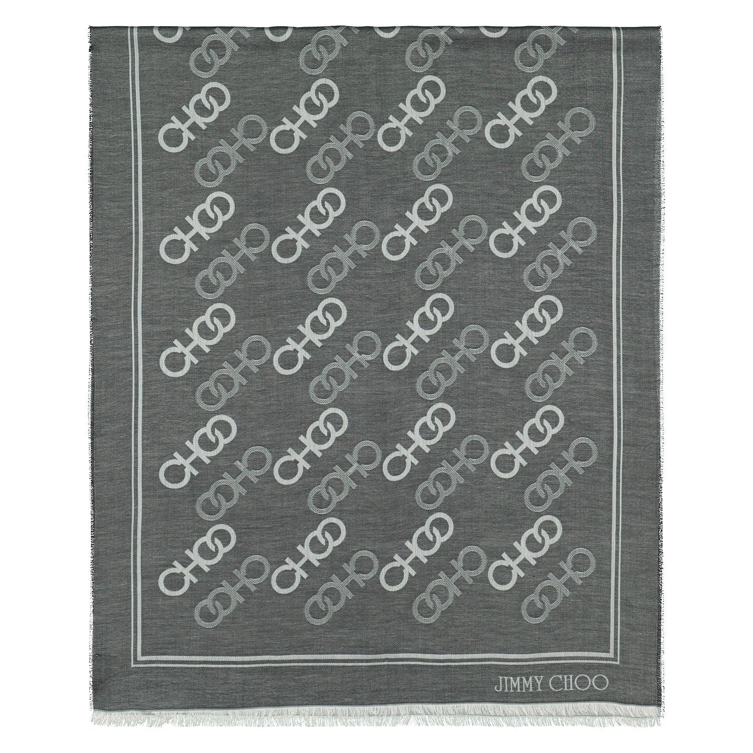 Jimmy Choo Grey Stole - Image 4