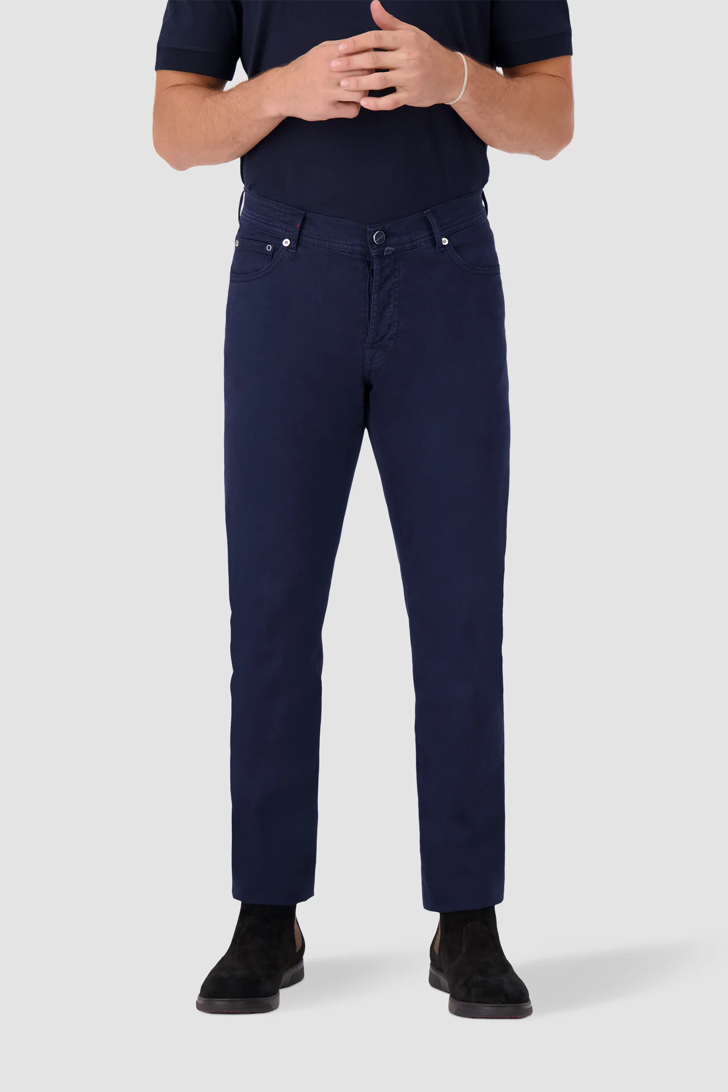 Kiton Blue Trousers - Image 2