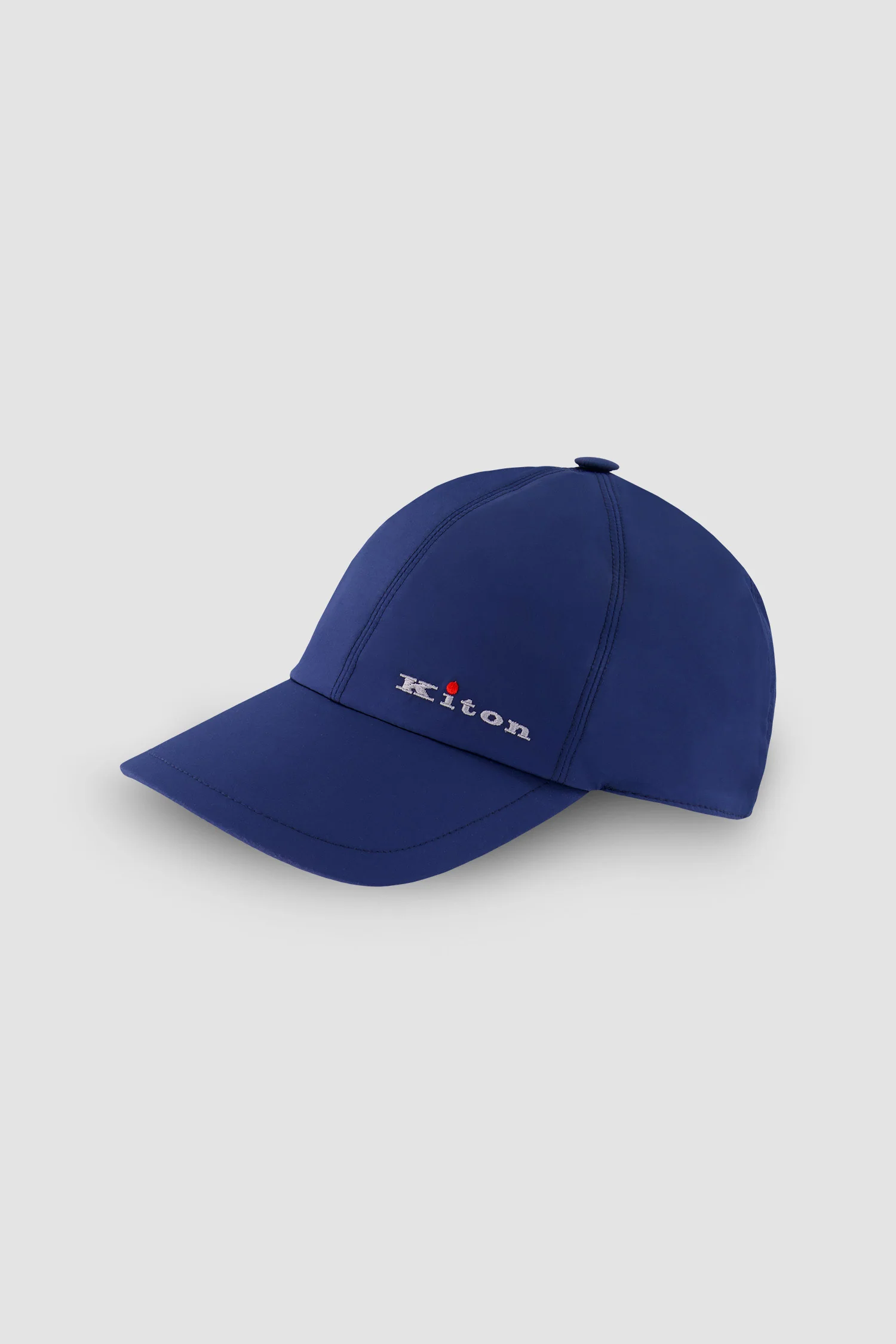Kiton Bright Blue Baseball Cap