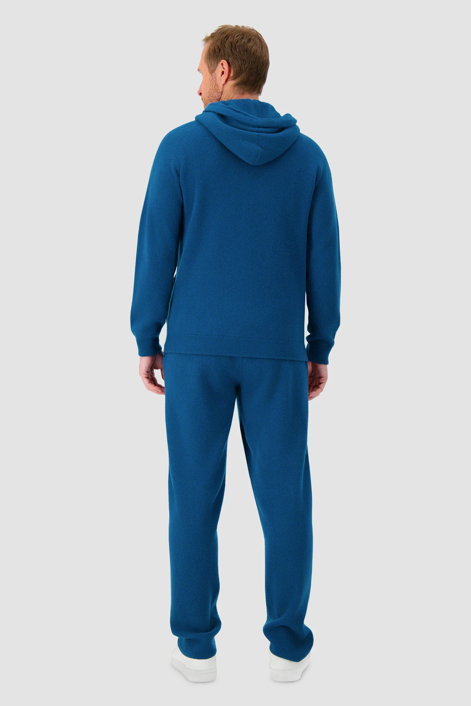 Pashmere Cashmere Hoodie - Blue - Image 5