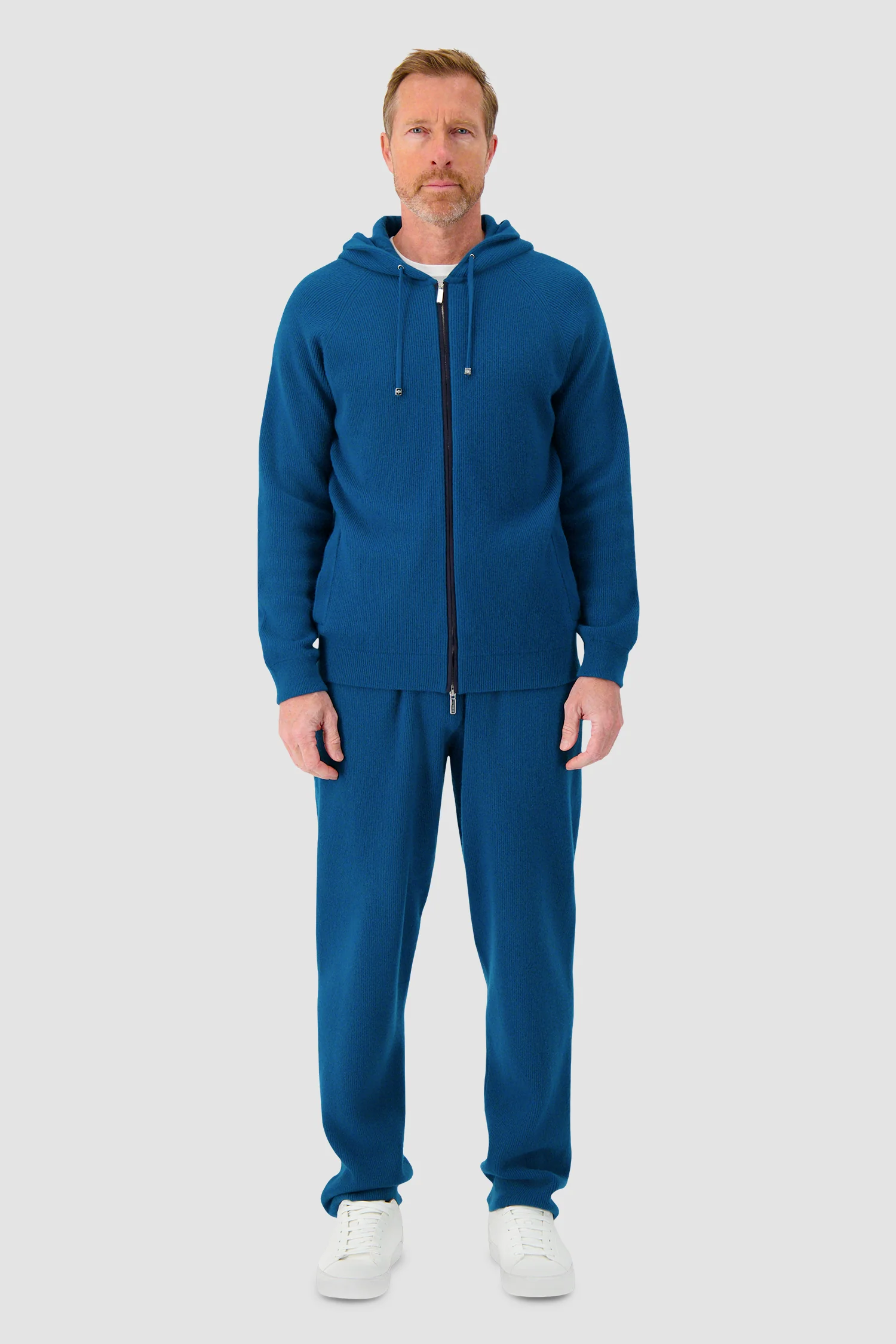 Pashmere Cashmere Trousers - Blue - Image 3