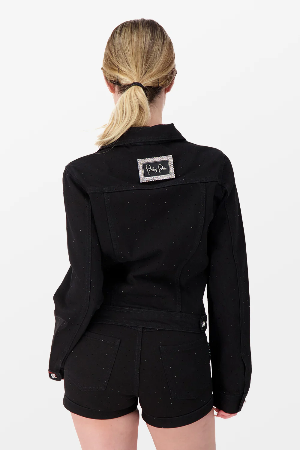 Philipp Plein Black Denim Jacket - Image 2