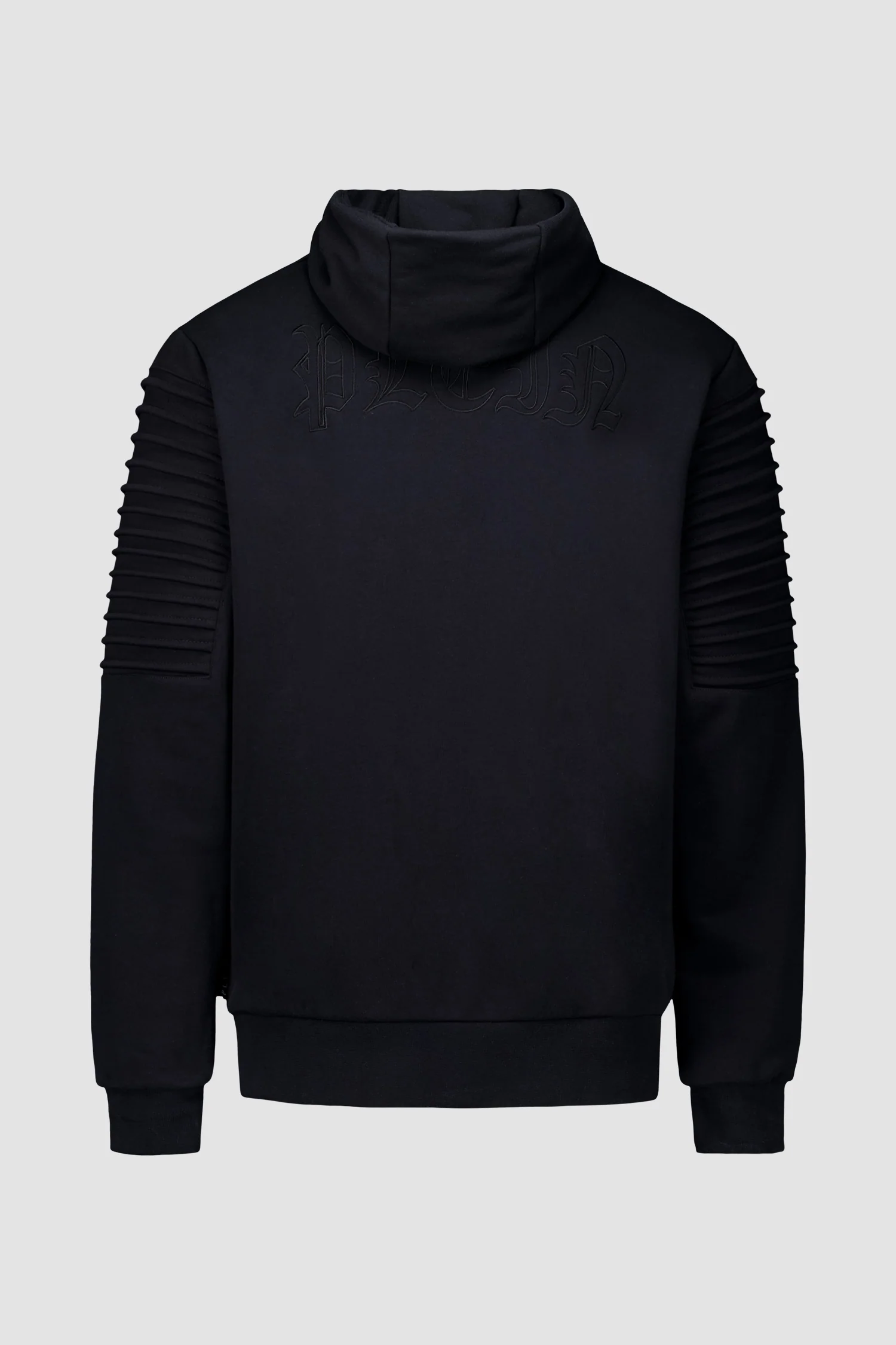 Philipp Plein Black Gothic Plein Hoodie - Image 2