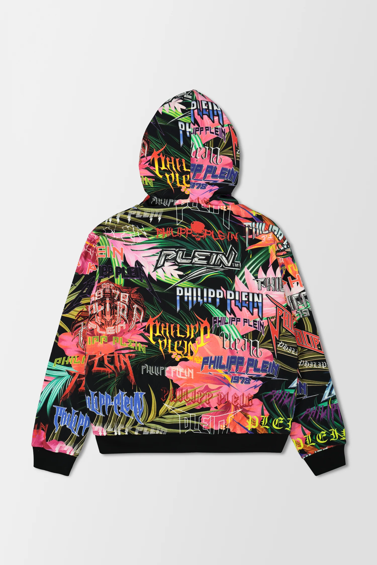 Philipp Plein Black Jungle Rock Hoodie - Image 2