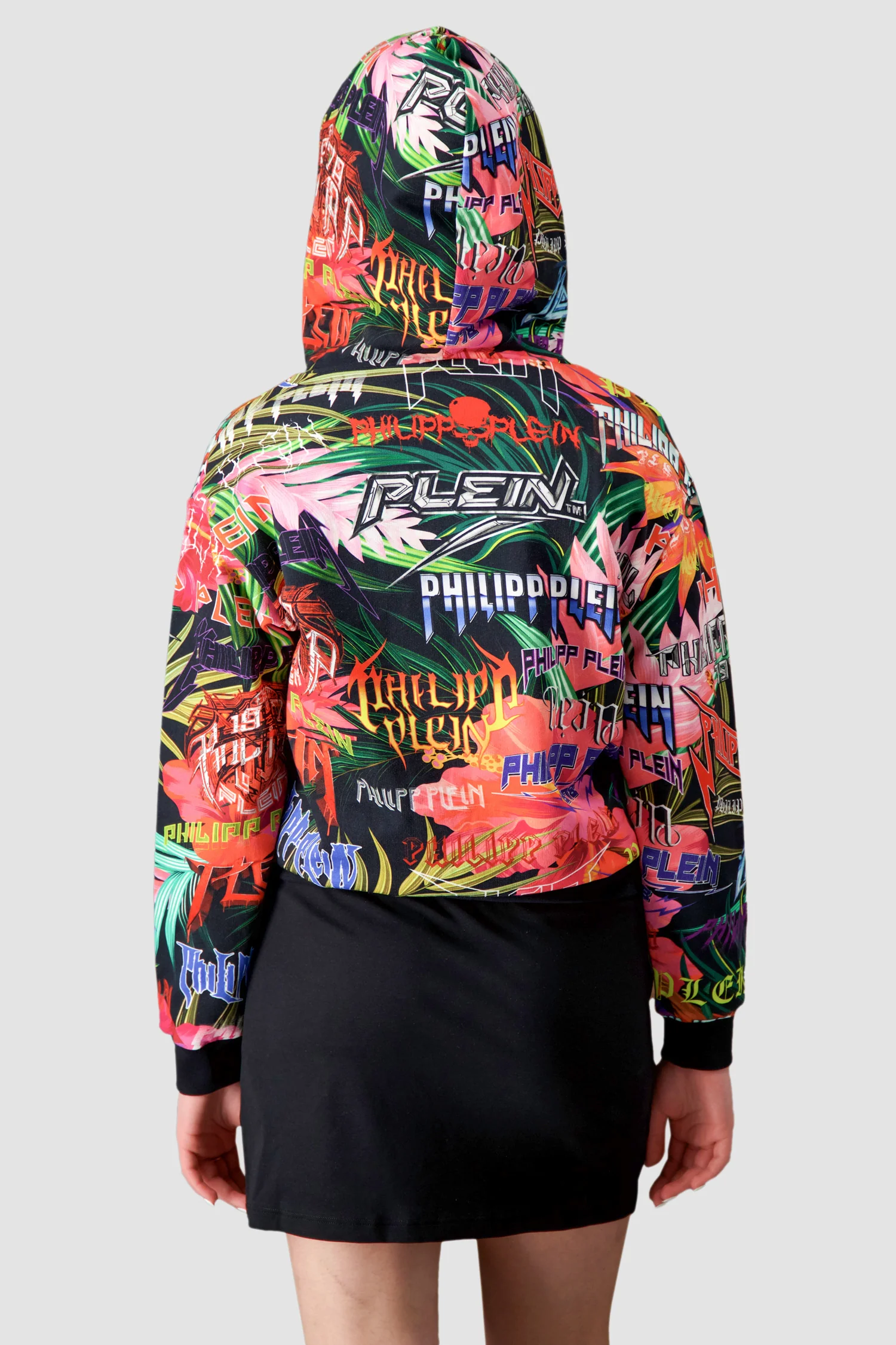 Philipp Plein Black Jungle Rock Hoodie - Image 5