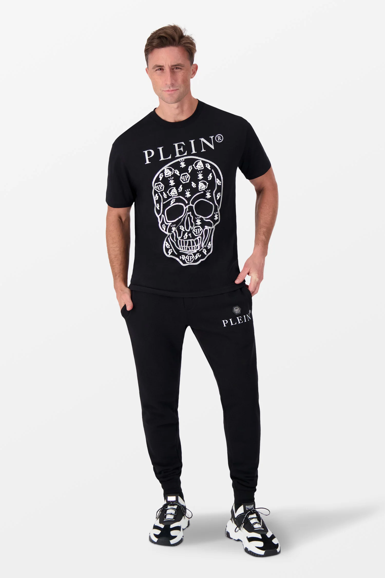 Philipp Plein Black Round Neck SS Crystals T-Shirt - Image 3