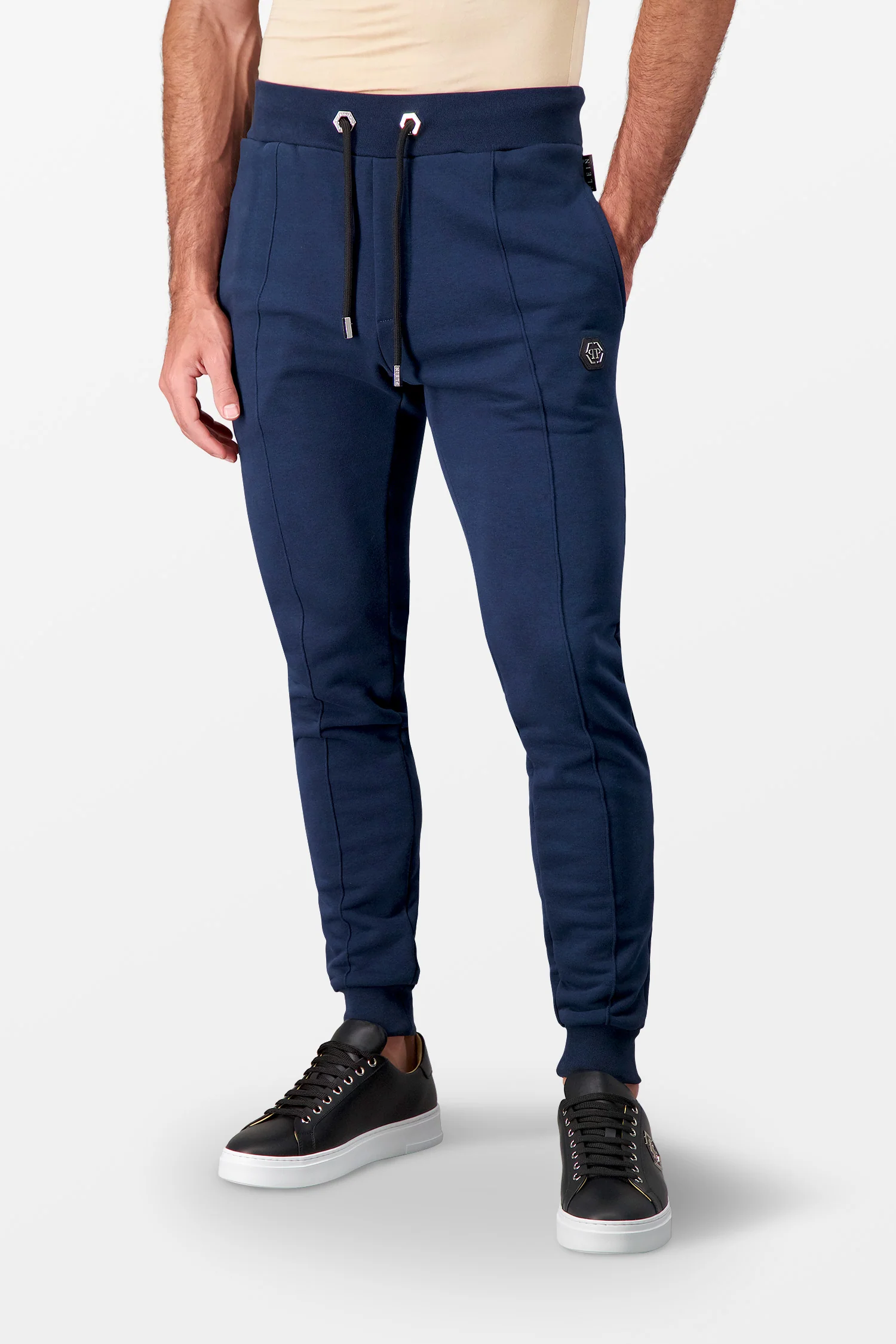 Philipp Plein Navy Jogging Trousers - Image 2
