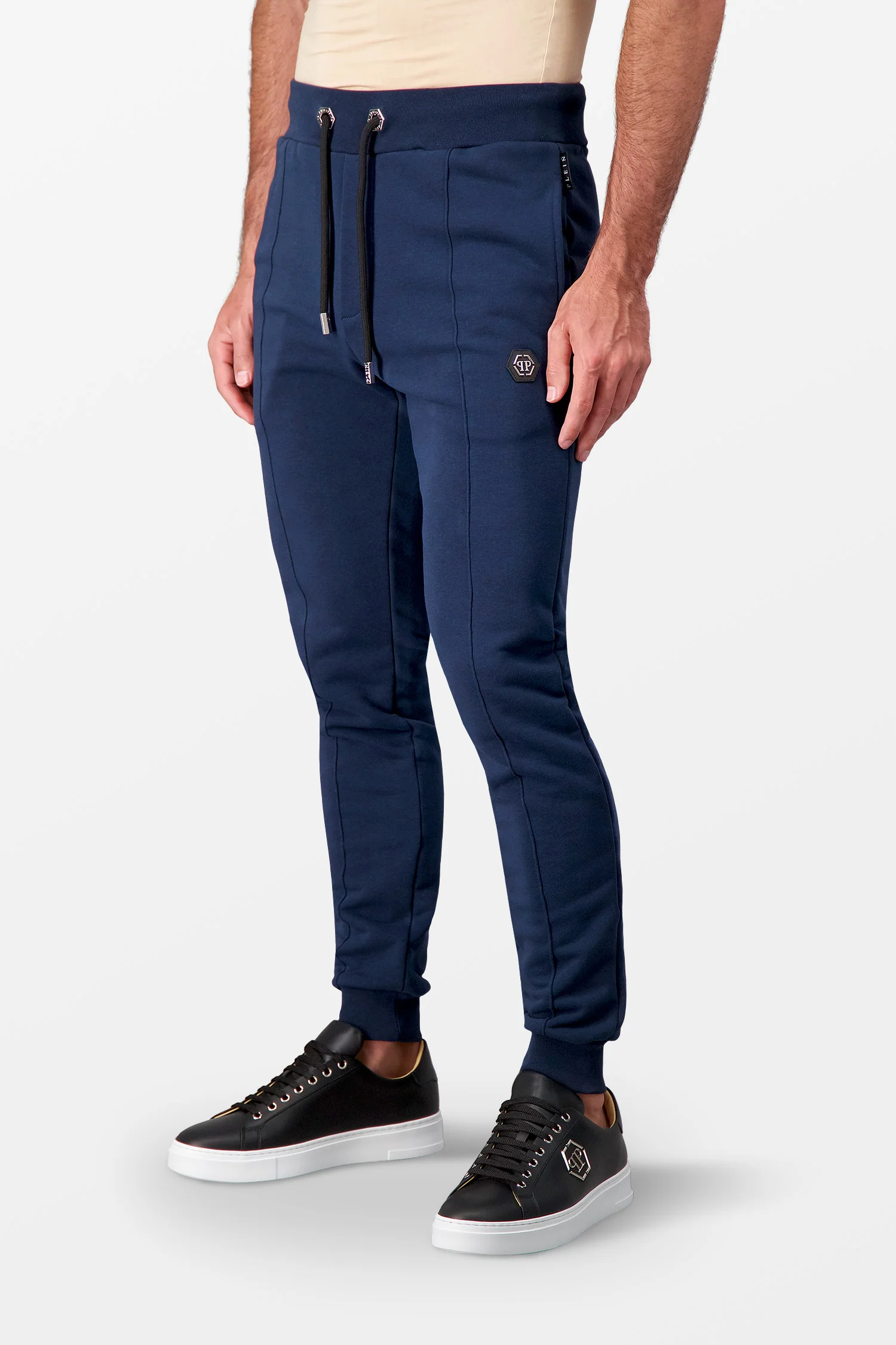 Philipp Plein Navy Jogging Trousers - Image 5