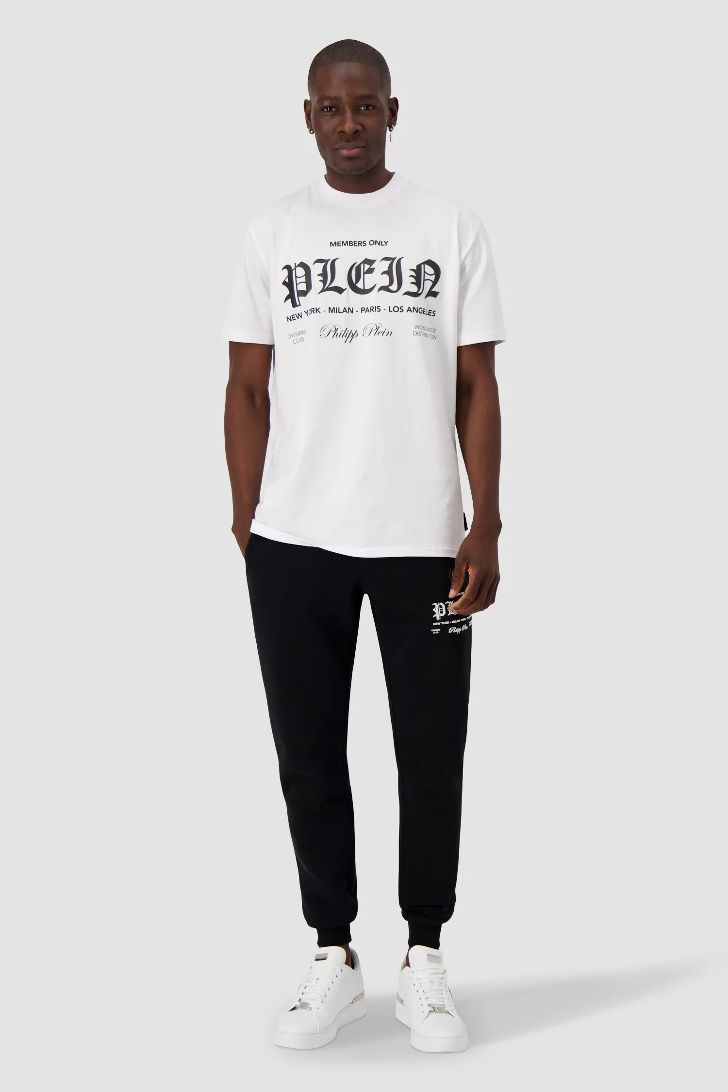 Philipp Plein White Round Neck SS T-Shirt - Image 3