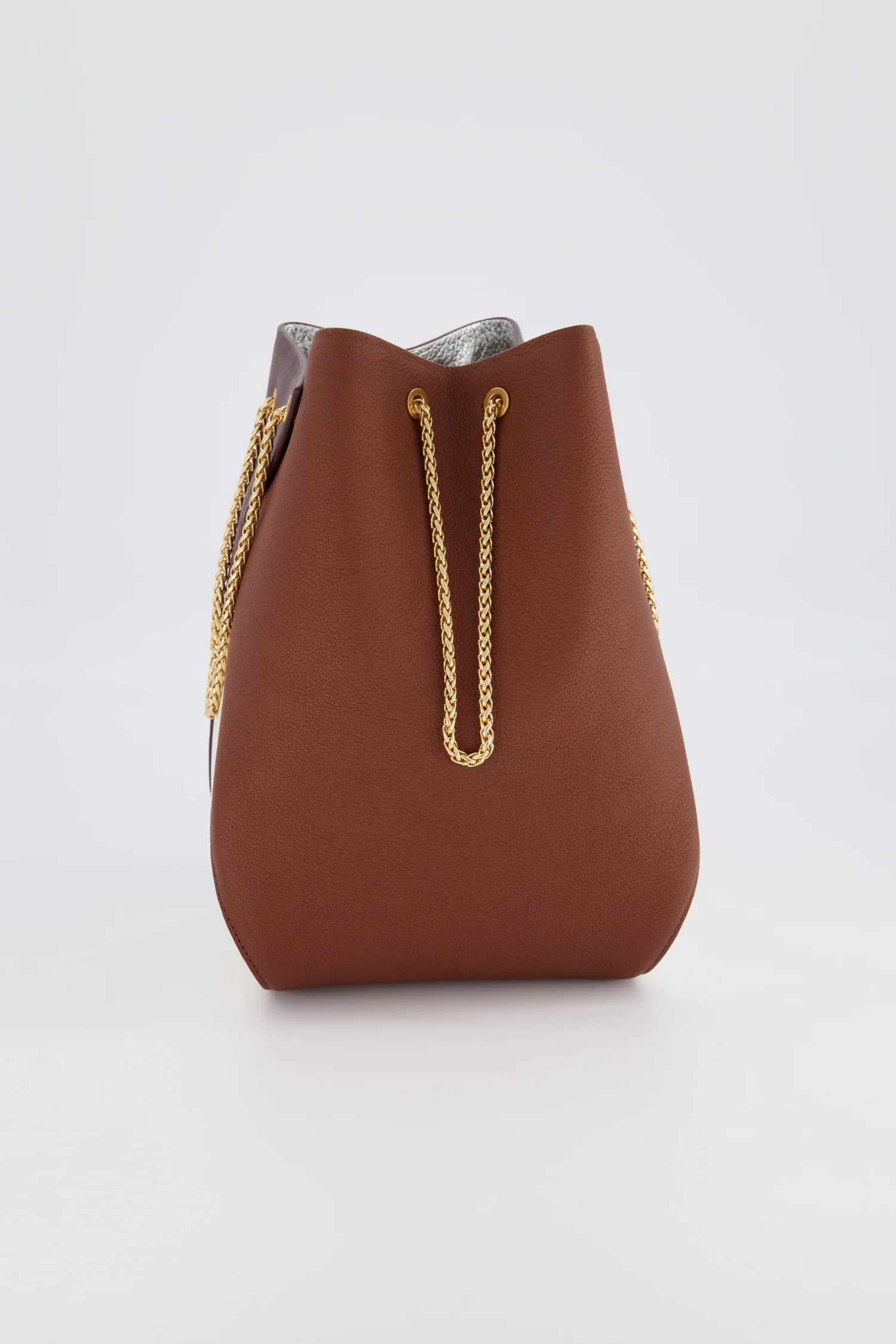The Volon Noche Brown/Wine Mani Bucket Bag - Image 4
