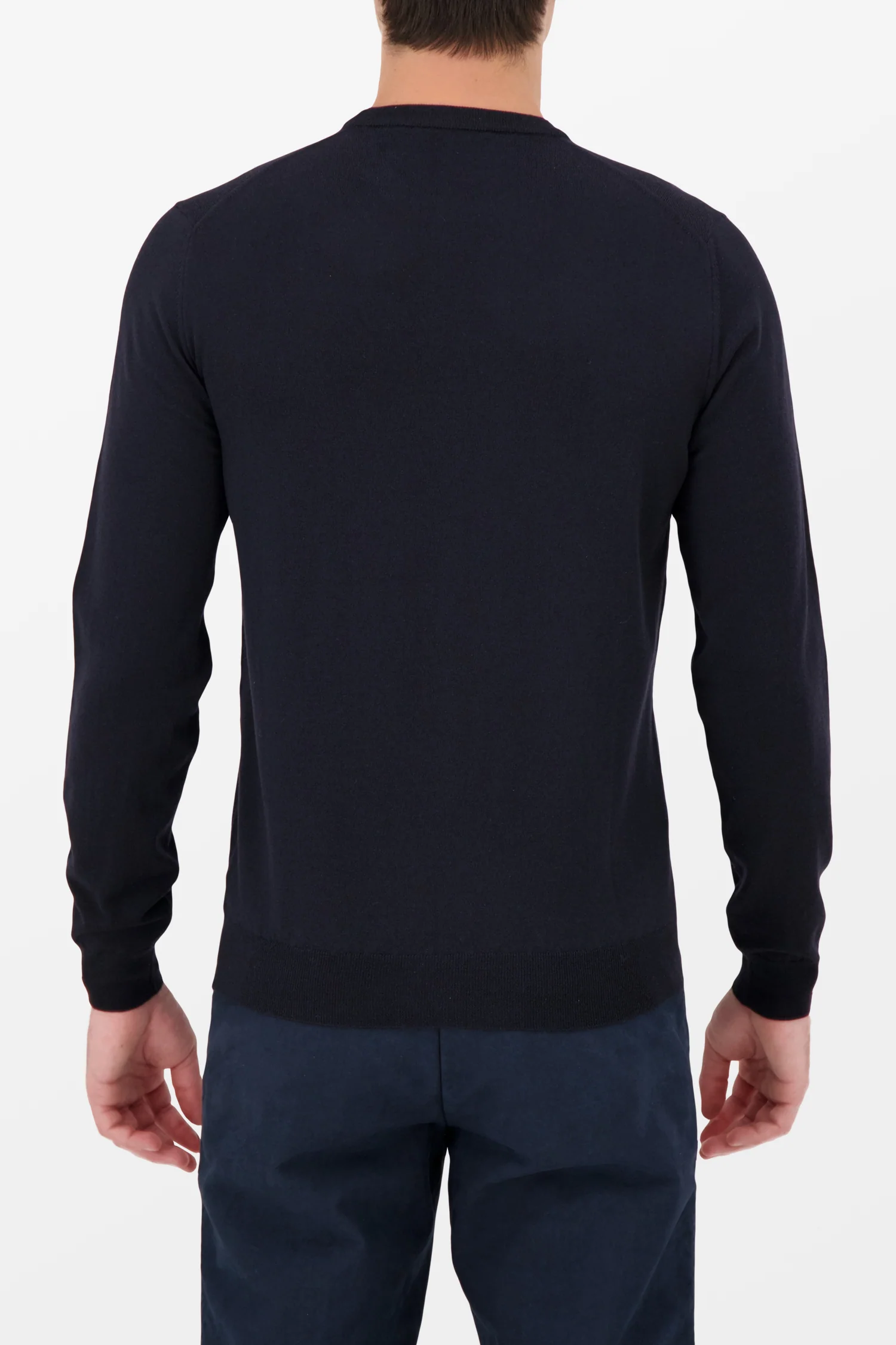 Zanone Navy Sweater - Image 4