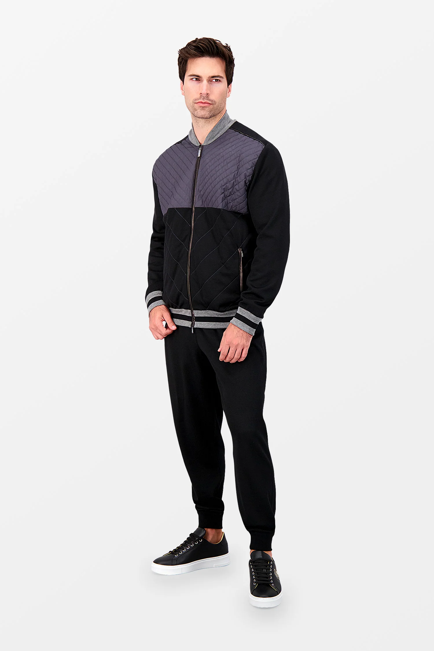 Zilli Black Jogging Tracksuit - Image 7