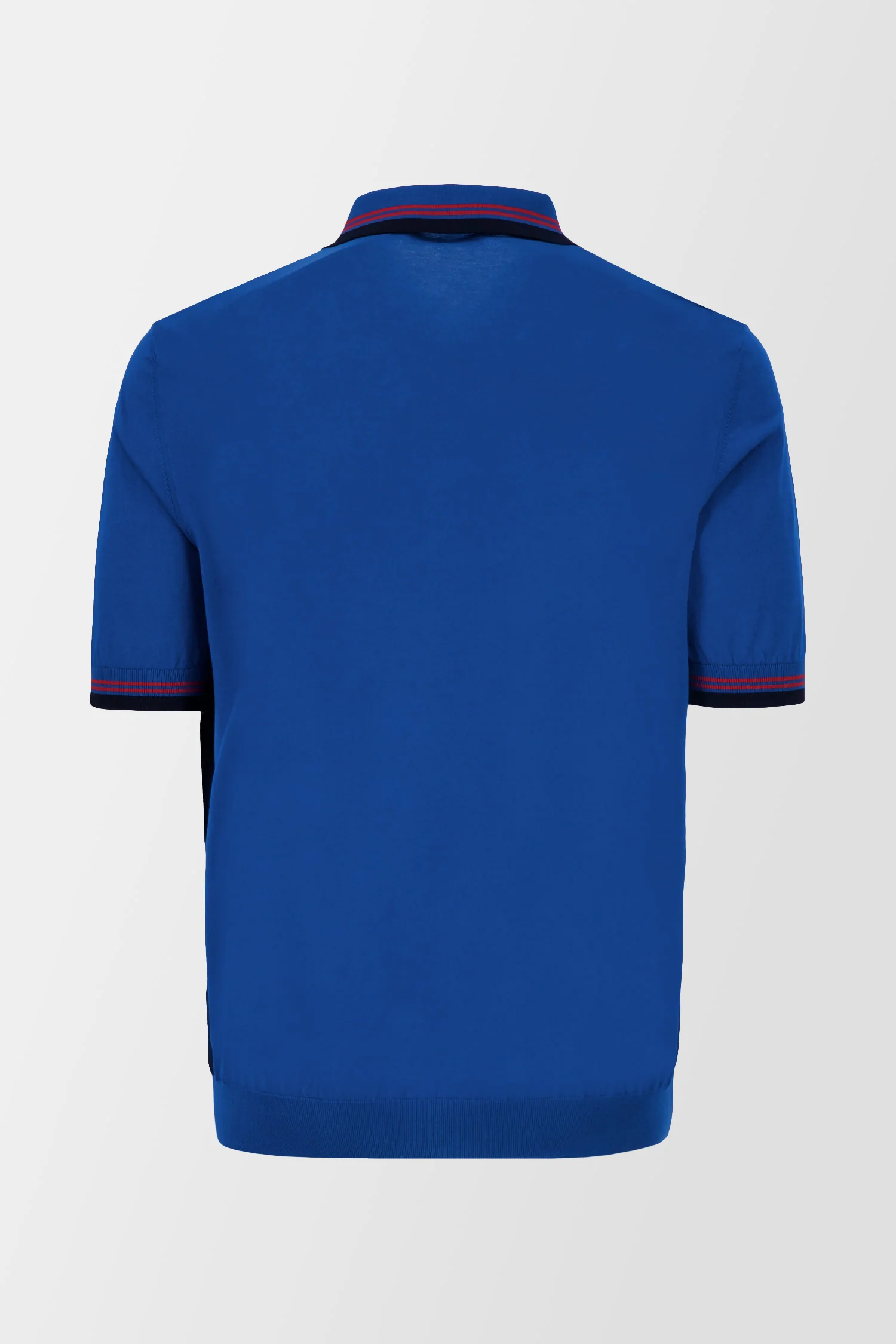 Zilli Blue Zip Polo - Image 3
