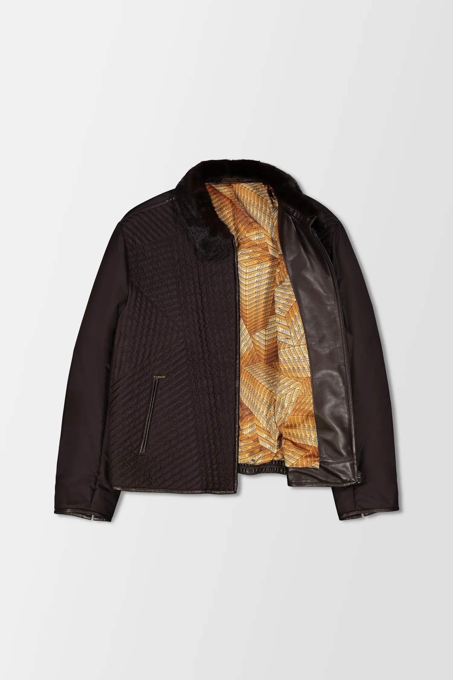 Zilli Brown Quilted Jacket - Image 2
