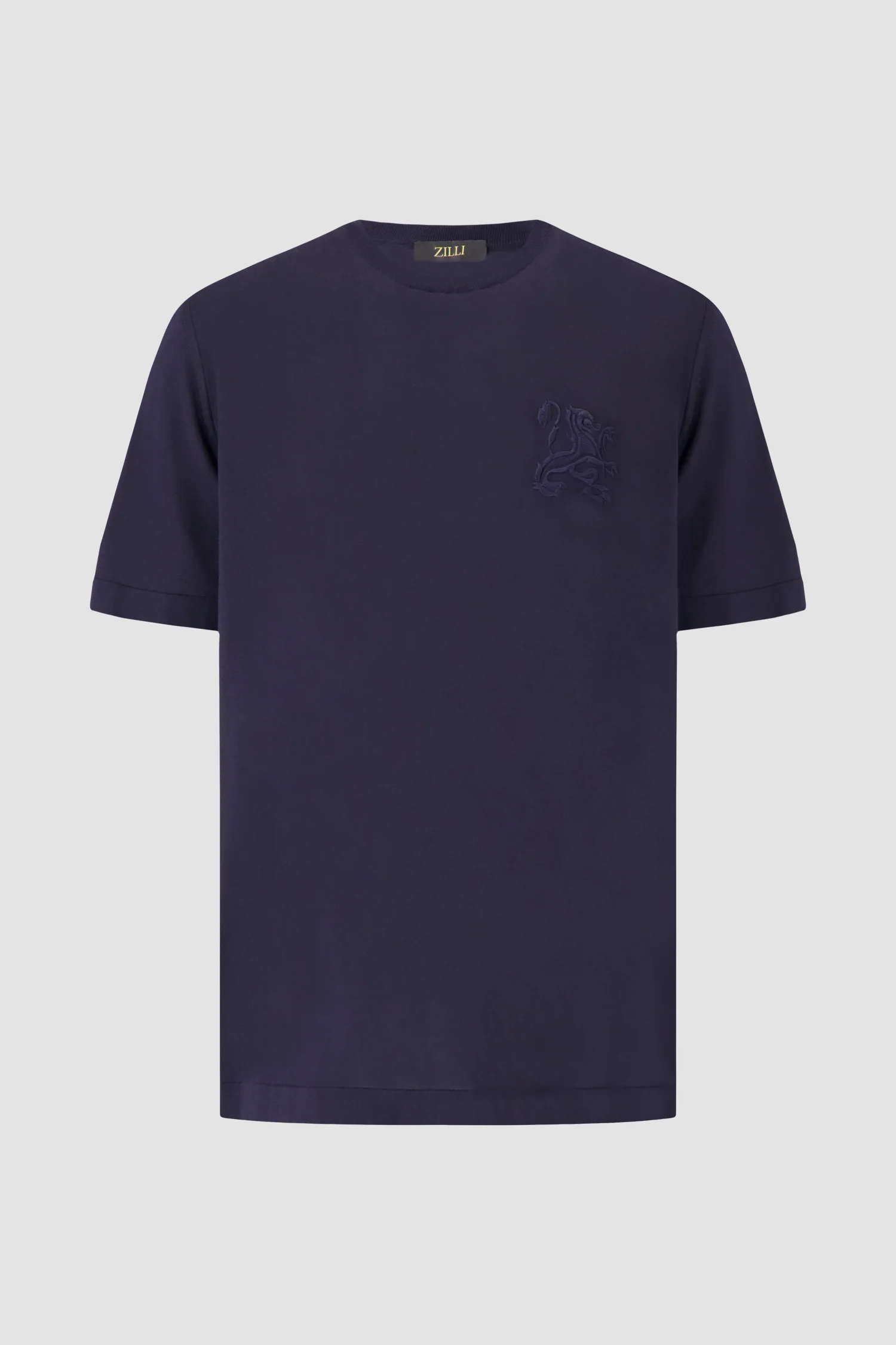 Zilli Navy Knitwear T-shirt