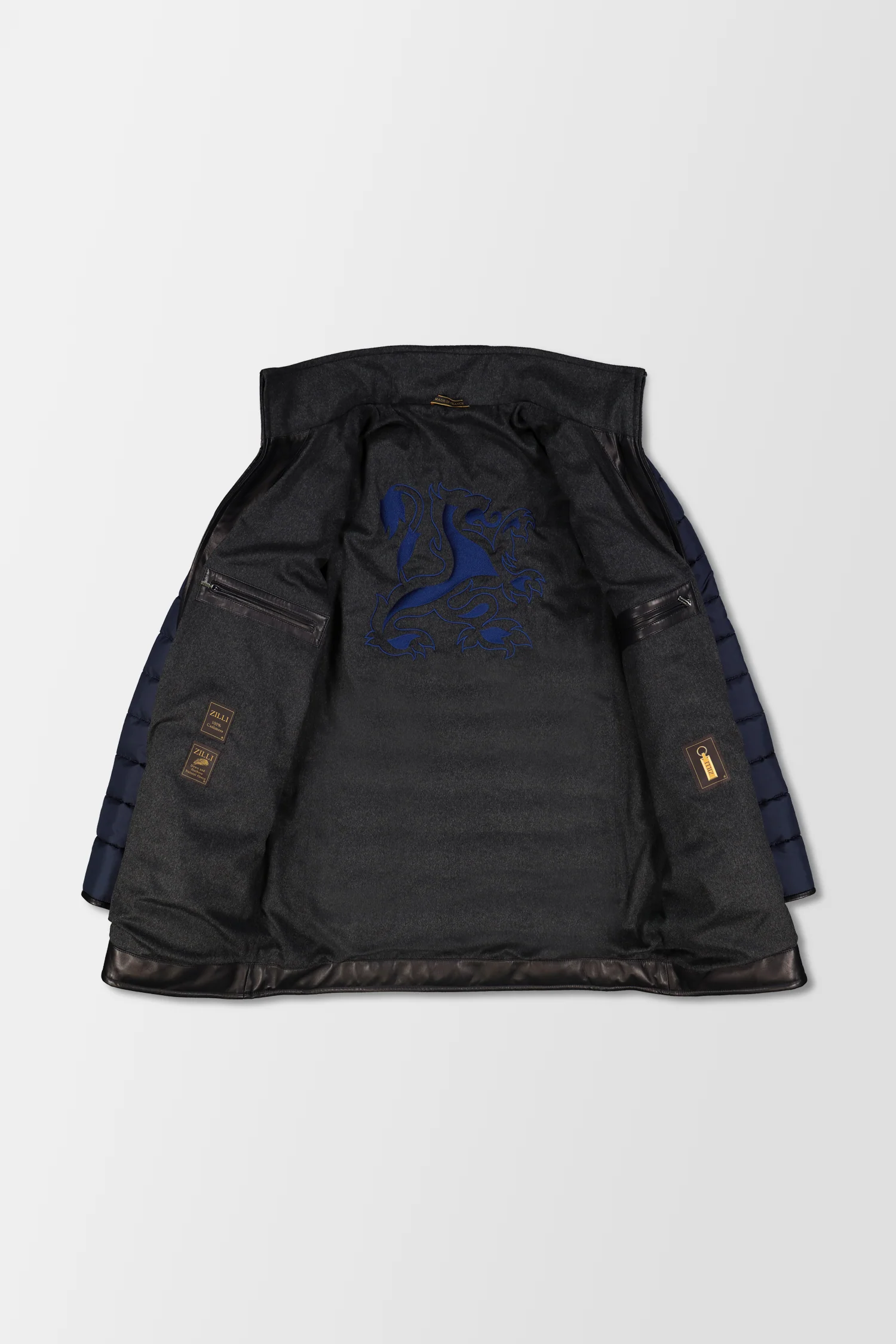 Zilli Navy Puffer Jacket - Image 2