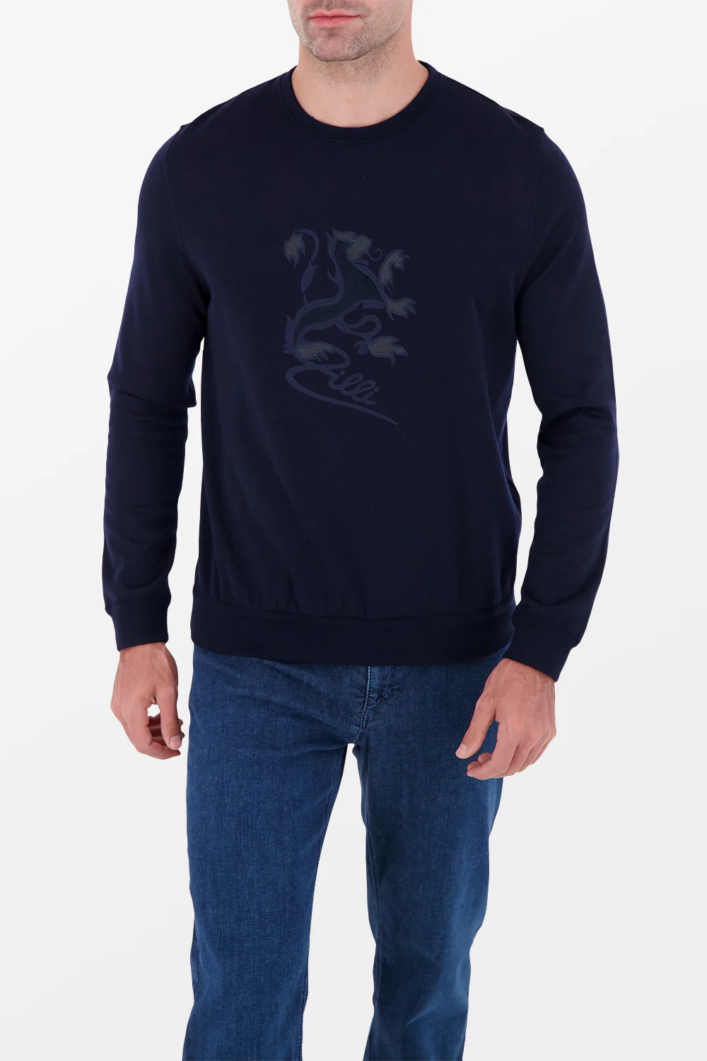 Zilli Navy Sweatshirt - Image 2
