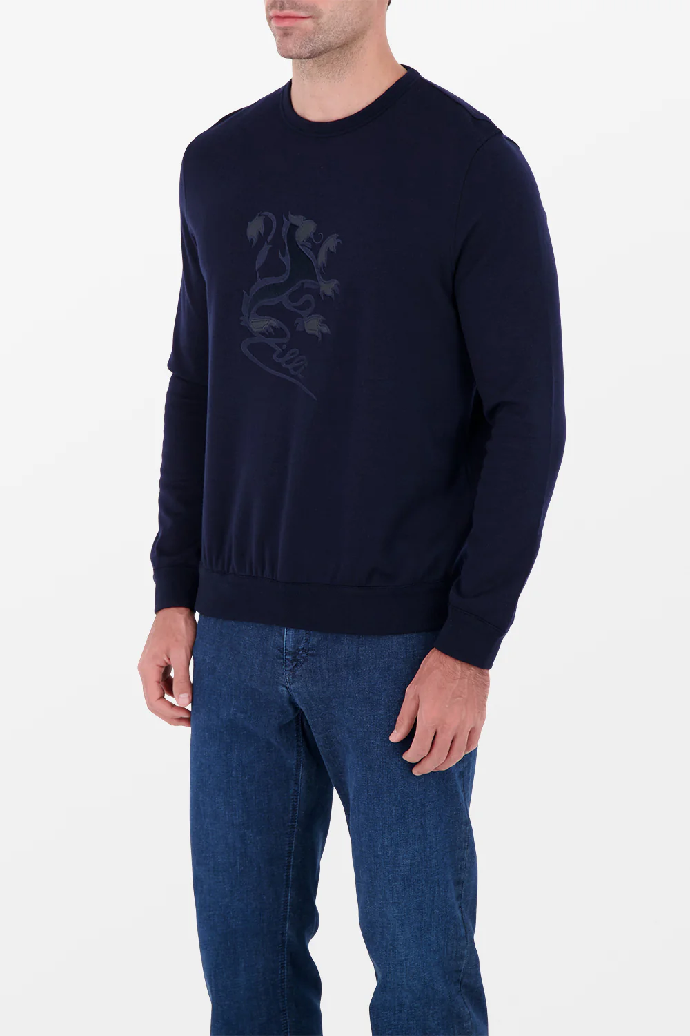 Zilli Navy Sweatshirt - Image 4
