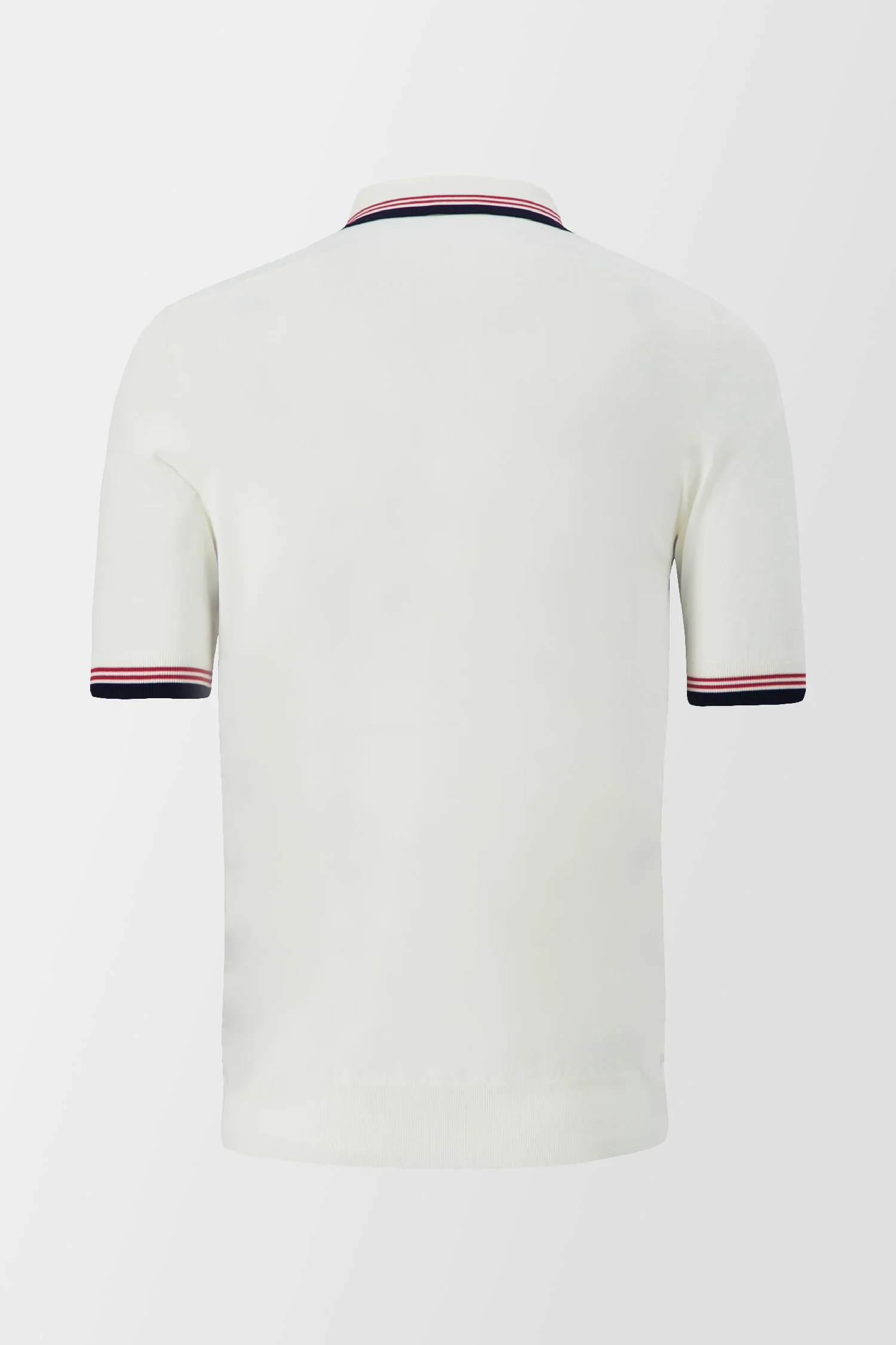 Zilli White Zip Polo - Image 3